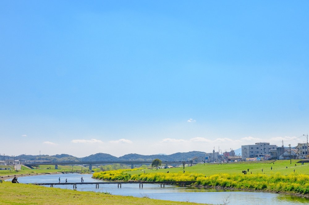 「遠賀川」遠景